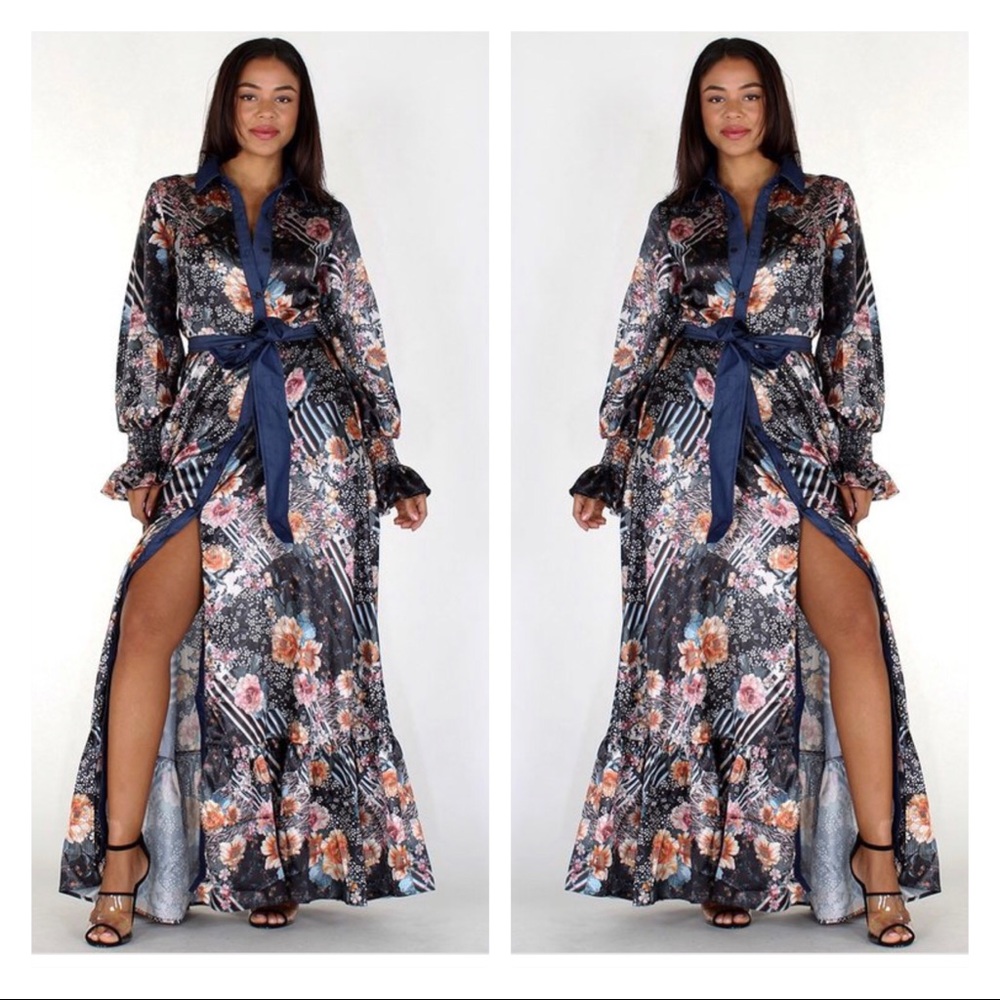 Belted Maxi Dress